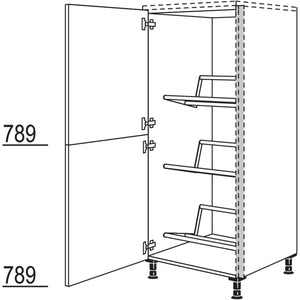 Nobilia XL-Highboard fuer Getraenkekisten NHSGTK60-X 62754
