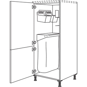 Nobilia XL-Highboard mit Ordnungssystem Laundry-Area HOS60-X 33577