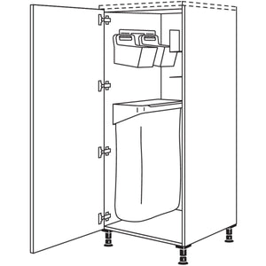 nobilia XL-Highboard mit Ordnungssystem Laundry-Area HOSF60-X 38521