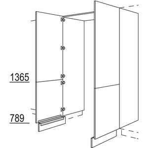 Nobilia XL-Hochschrank-Durchgangstuer HDWDT80-2X 56657