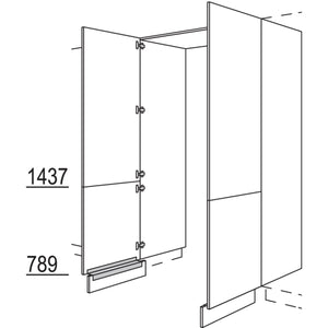 Nobilia XL-Hochschrank-Durchgangstuer HDWDT100-3X 56678