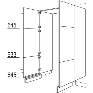 Nobilia XL-Hochschrank-Durchgangstuer HWDT120-3X 56674