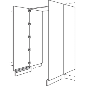 nobilia XL-Hochschrank-Durchgangstuer HWDTF80-1X 56606