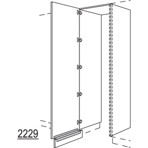 nobilia XL-Hochschrank-Durchgangstuer NHSWDTF60-3X 20882