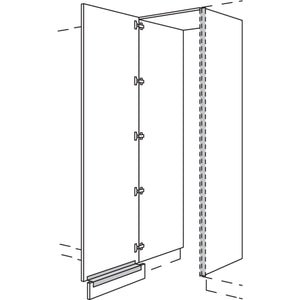 nobilia XL-Hochschrank-Durchgangstuer NHSWDTF60-3X 20882