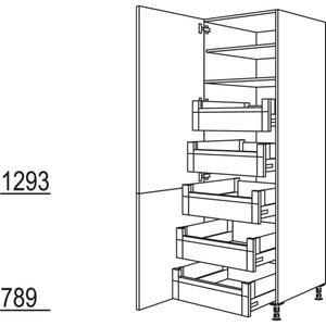 Nobilia XL-Hochschrank HDI60-1X 32249