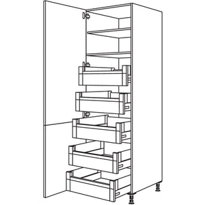 Nobilia XL-Hochschrank HDI50-2X 40248