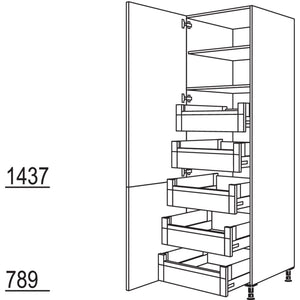 Nobilia XL-Hochschrank HDI60-3X 50249