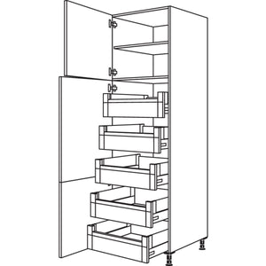 Nobilia XL-Hochschrank HI60-3X 50246