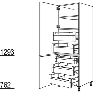 Nobilia XL-Hochschrank NHI40-1X 30313