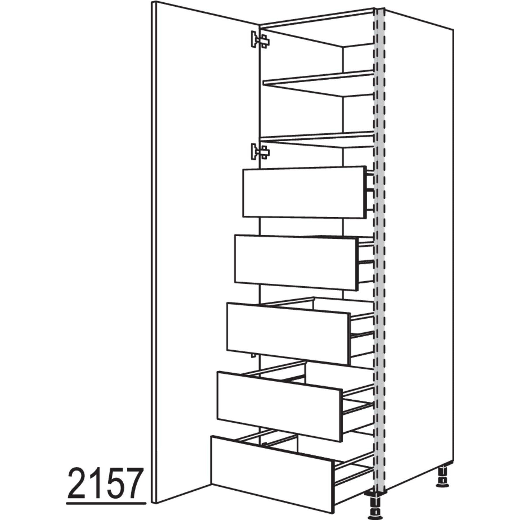 nobilia XL-Hochschrank NHSIF40-2X 45954