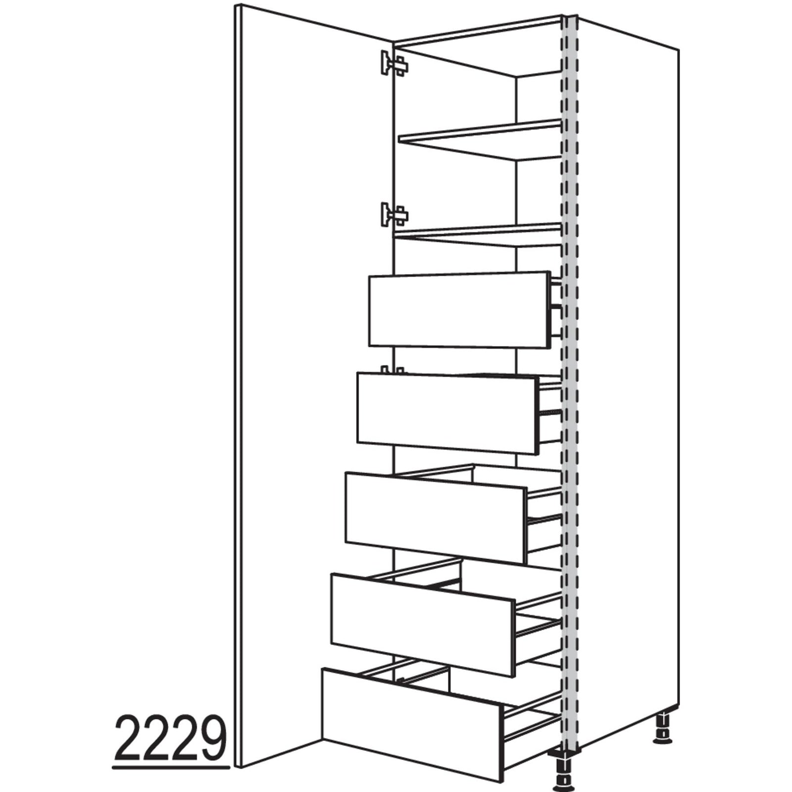 nobilia XL-Hochschrank NHSIF50-3X 56949