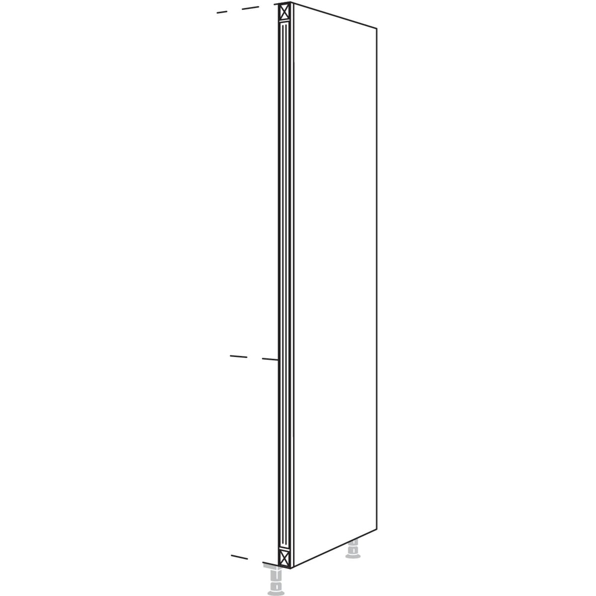 Nobilia XL-Hochschrank-Pilaster- fuer Hochschraenke- Hoehe 2X HPIH-2X 55734
