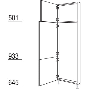 Nobilia XL-Hochschrank-Rahmenteil HRT30-1X 35857