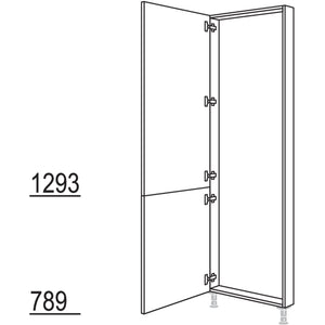 Nobilia XL-Hochschrank-Rahmenteil HRTD60-1X 32860