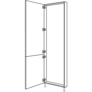 Nobilia XL-Hochschrank-Rahmenteil HRTD50-2X 40859