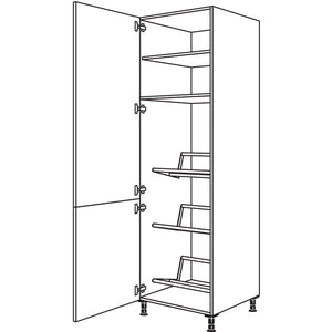 Nobilia XL-Hochschrank fuer Getraenkekisten HDGTK60-3X 53277