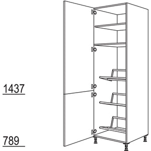 Nobilia XL-Hochschrank fuer Getraenkekisten HDGTK60-3X 53277