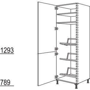 Nobilia XL-Hochschrank fuer Getraenkekisten NHSGTK60-1X 34996