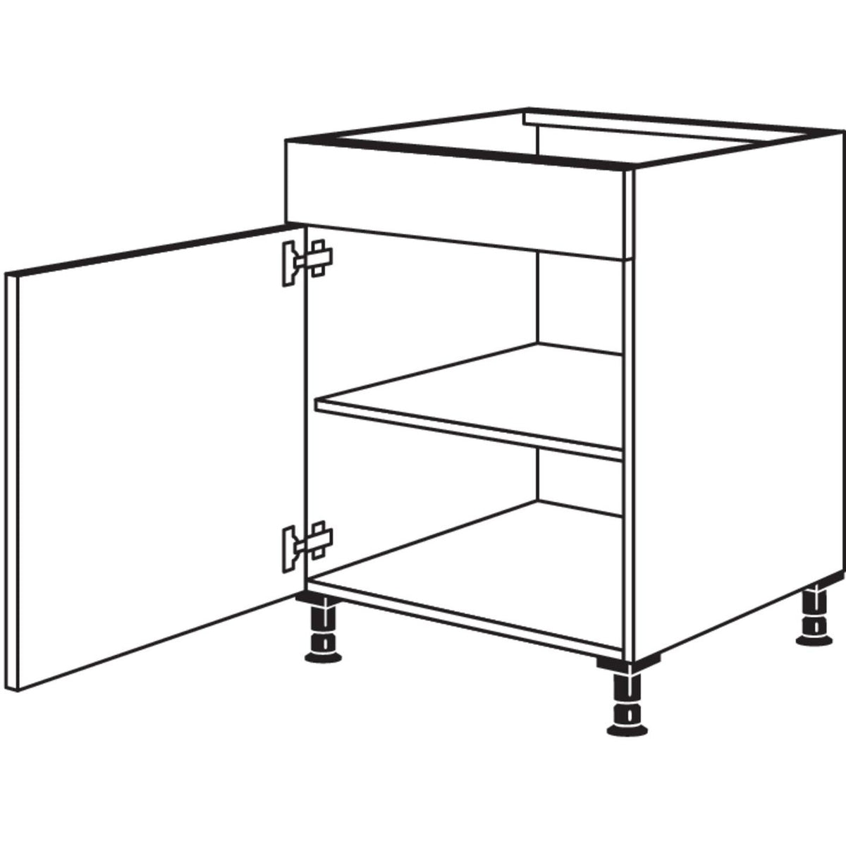 Nobilia XL-Kochstellenschrank K60-X 33066