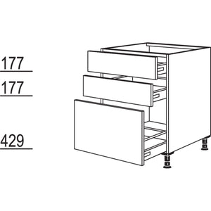 Nobilia XL-Kochstellenschrank KD2SA60-X 35361