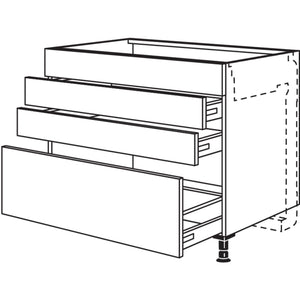 Nobilia XL-Kochstellenschrank fuer Kochfeldabzug KM2SA60-X 33387