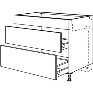 Nobilia XL-Kochstellenschrank fuer Kochfeldabzug KMSAA90-X 33379