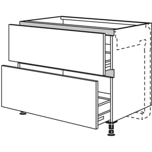 Nobilia XL-Kochstellenschrank fuer Kochfeldabzug NKM2A60-X 58335