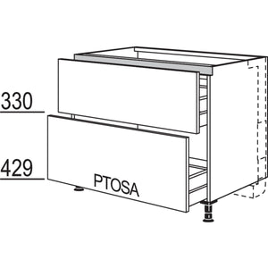 nobilia XL-Kochstellenschrank fuer Panorama-Kochfeldabzug mit vertikalem Motor LKMP2A90-X 58320
