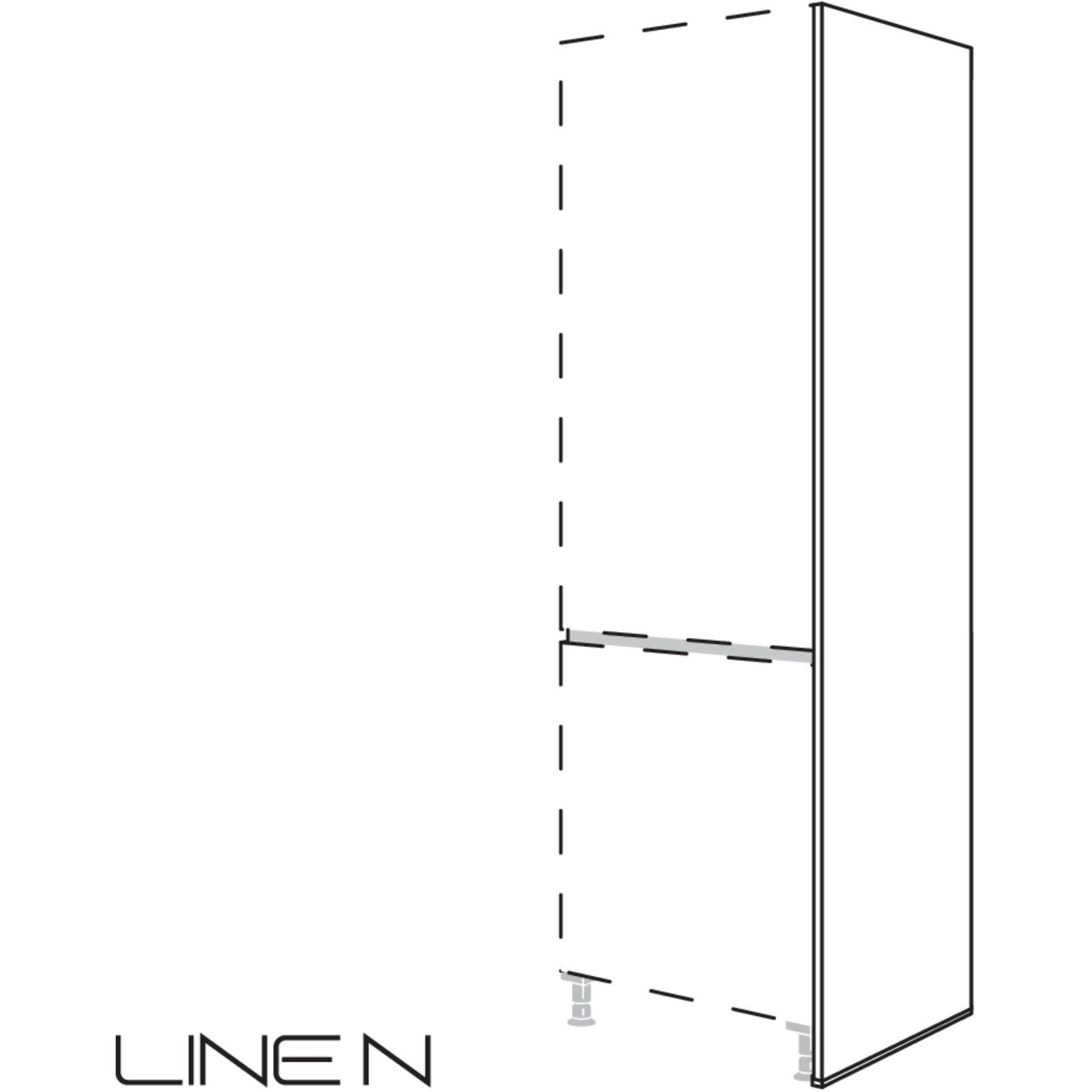 nobilia XL-LINE N end panel NHWA50-2X