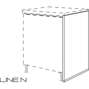 Nobilia XL-LINE N-Abschlusswange NUWA25-X 25852
