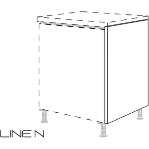 Nobilia XL-LINE N-Abschlusswange in Korpushoehe NUWK25-X 25850