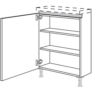 Nobilia XL-Rahmenteil fuer Inselplanungen NURTI60-X 58596