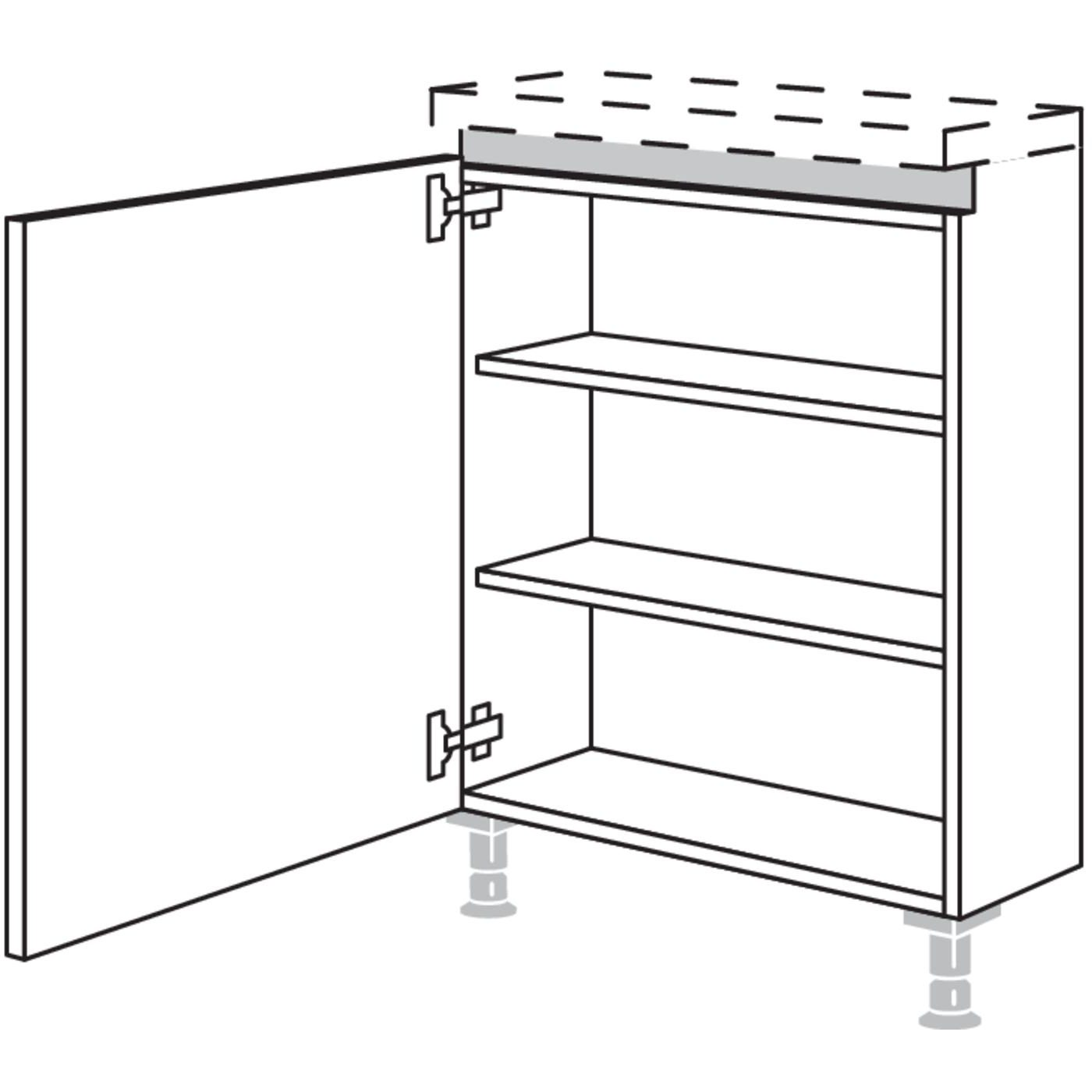 nobilia XL frame part for island plans NURTI60-X 60 cm