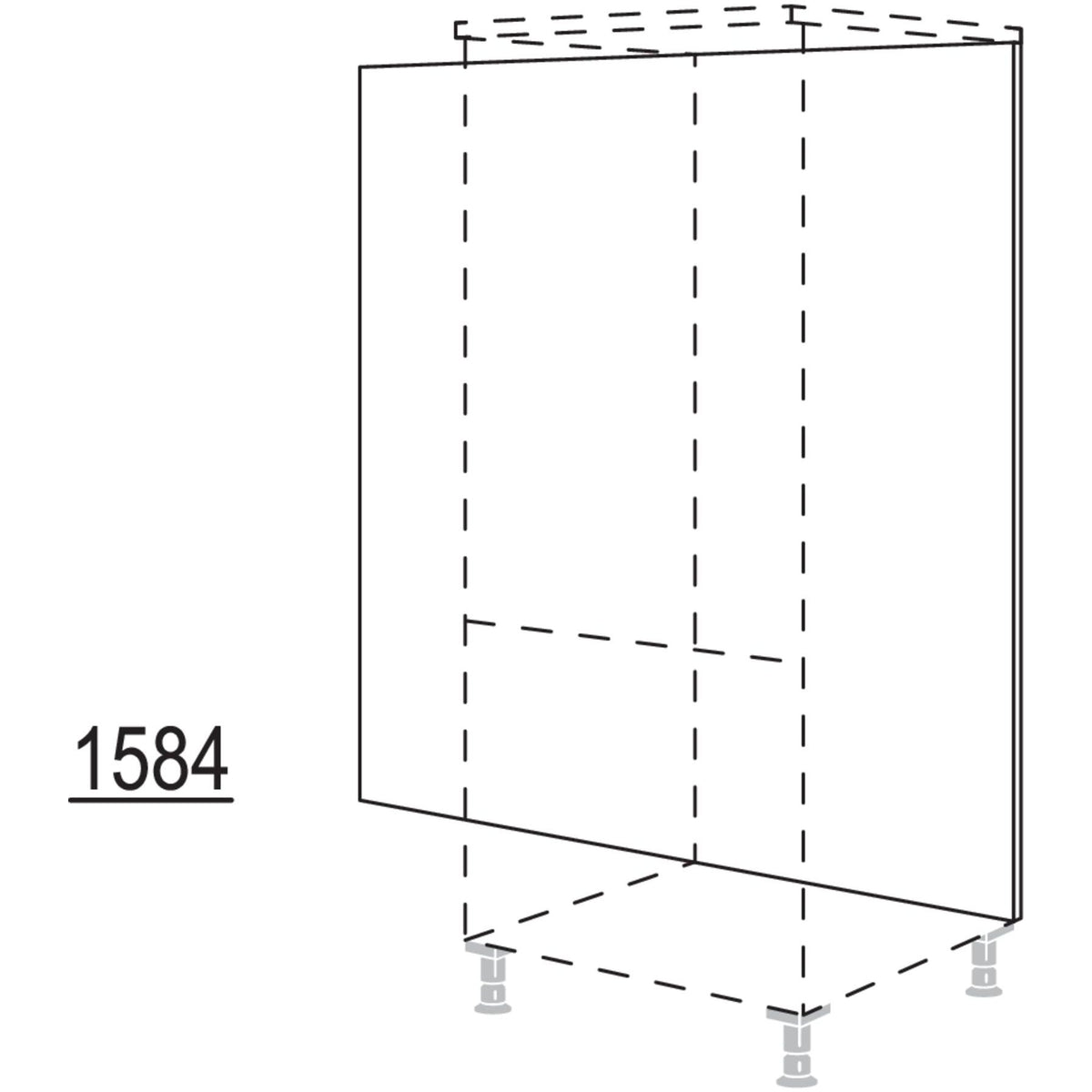 Nobilia XL-Rueckwandverkleidung RKS-158 9268