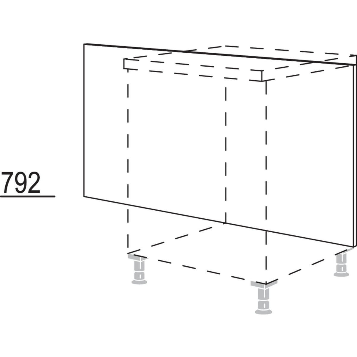 Nobilia XL-Rueckwandverkleidung RK-79 36501
