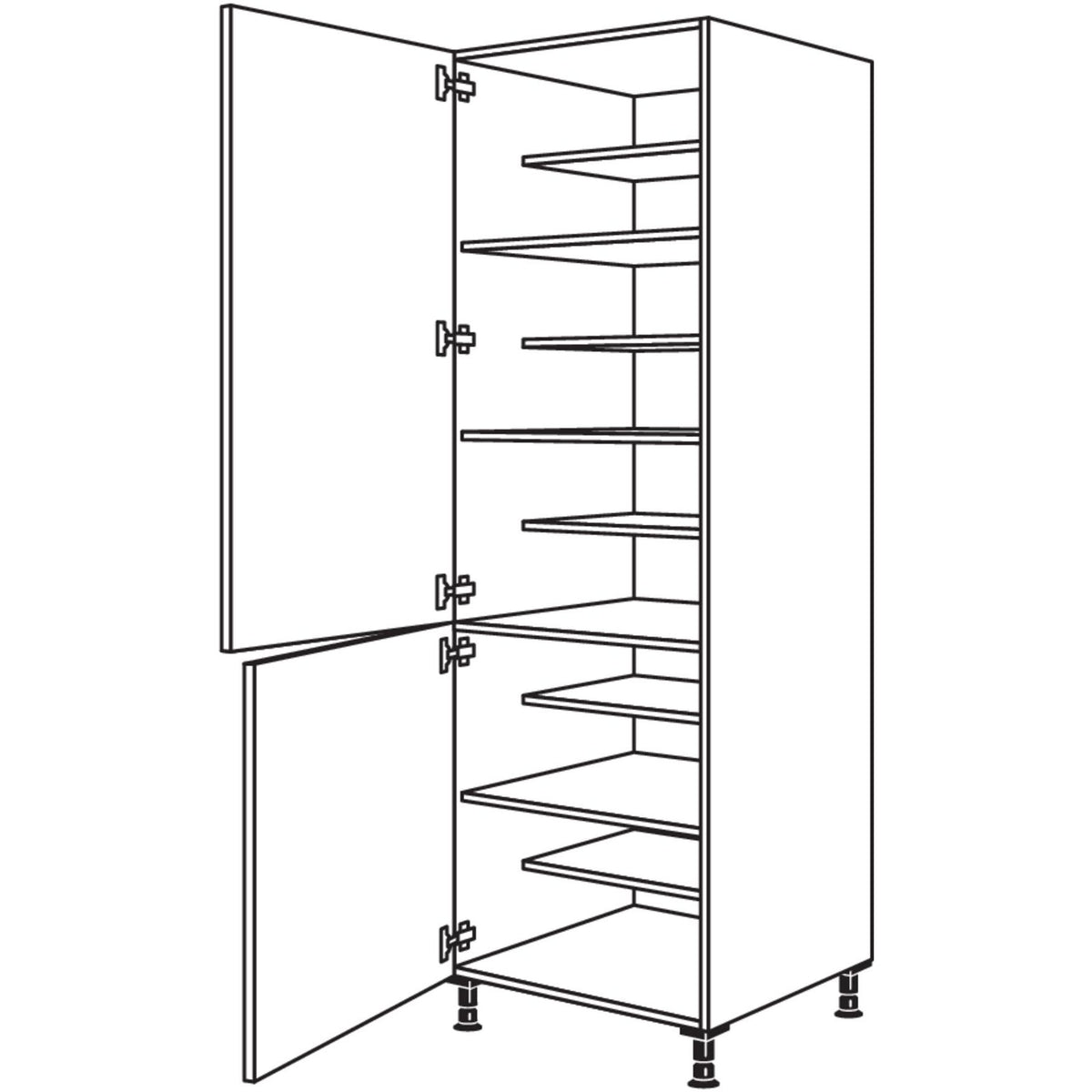 Nobilia XL-Schuhschrank HDWS60-1X 31286