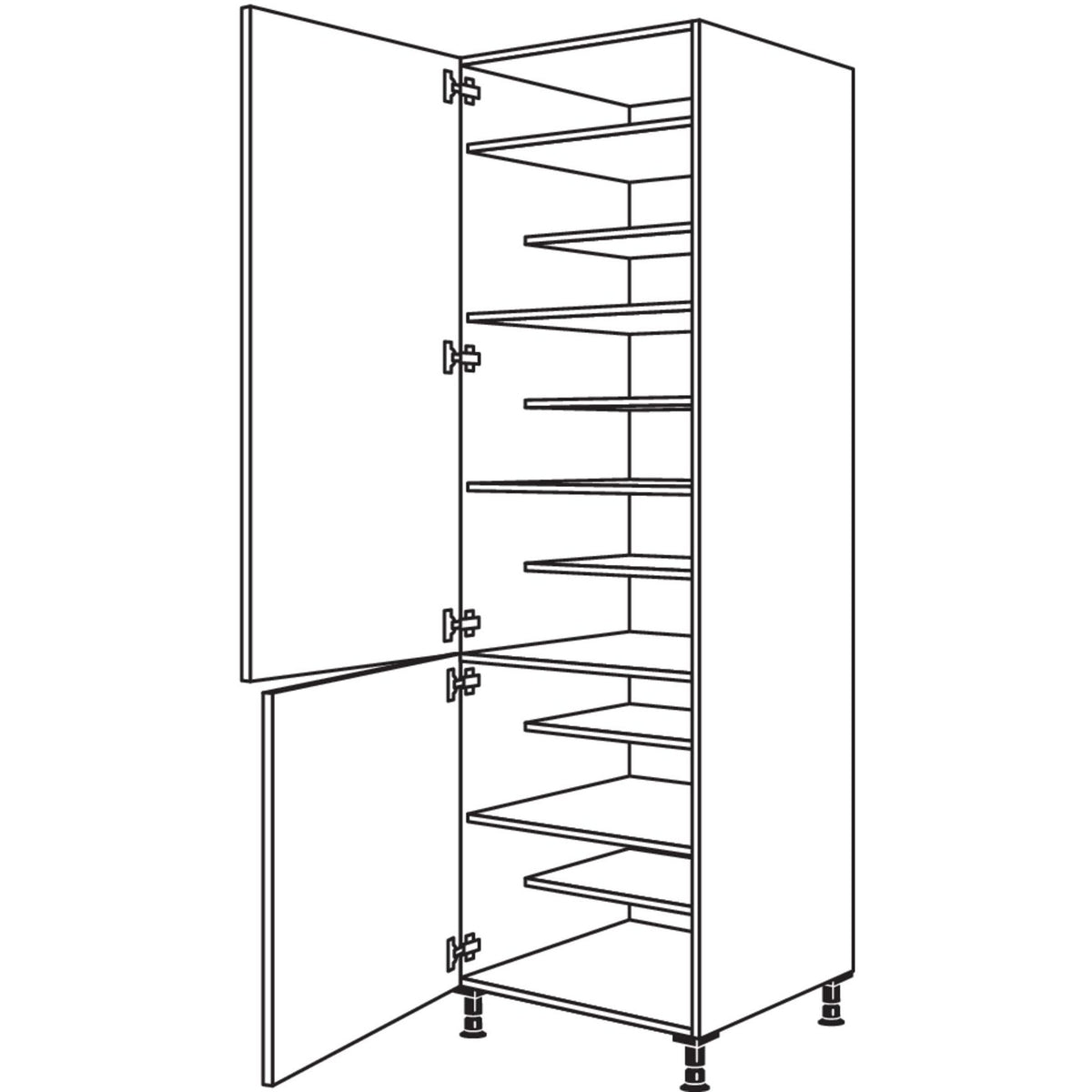Nobilia XL-Schuhschrank HDWS40-3X 50284
