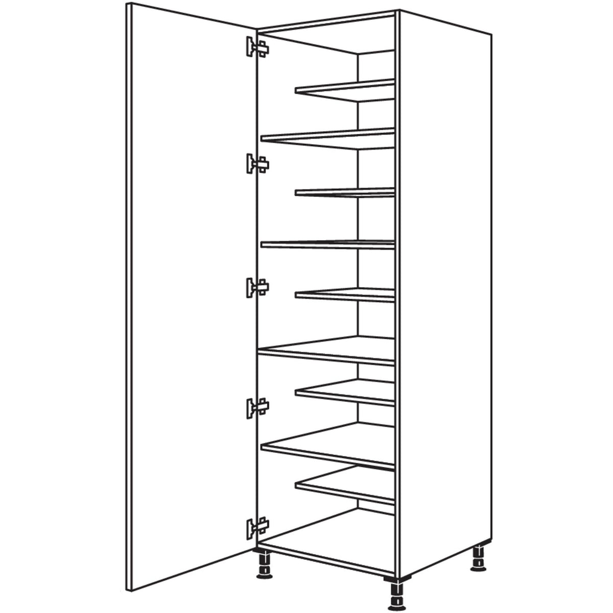 nobilia XL-Schuhschrank HWSF40-1X 32236