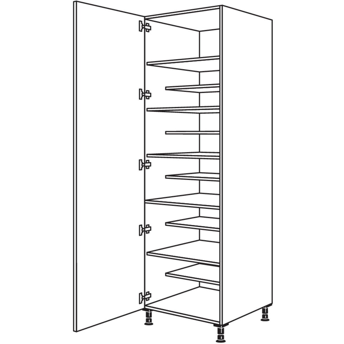 nobilia XL-Schuhschrank HWSF40-2X 40288