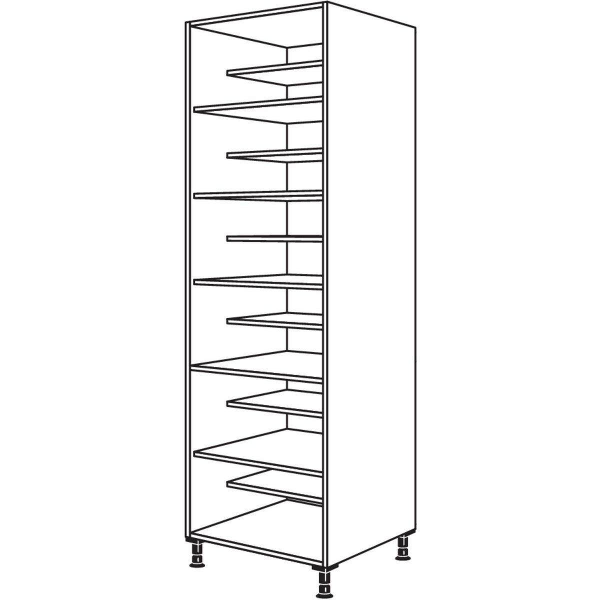 Nobilia XL-Schuhschrank HWSO60-2X 44266