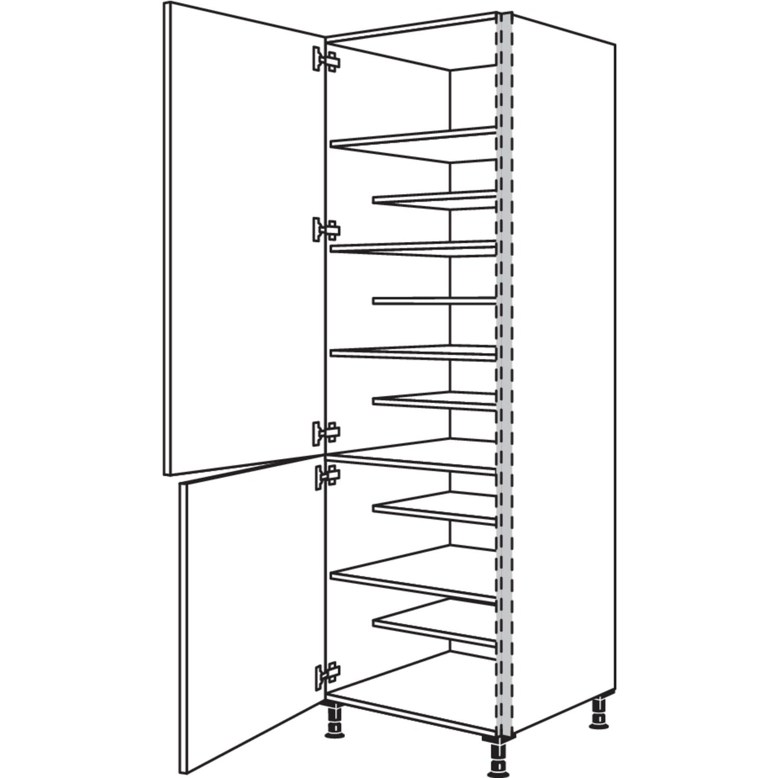 nobilia XL-zapatero NHSWS60-2X