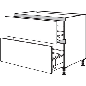 Nobilia XL-Spuelen-Auszugschrank Separato NSPU2AK-ASS90-X 47234