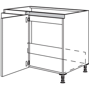 Nobilia XL-Spuelen-Eckschrank NSPUE100-60-X 57164