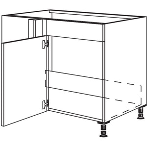 Nobilia XL-Spuelen-Eckschrank SPUE100-50-X 33156