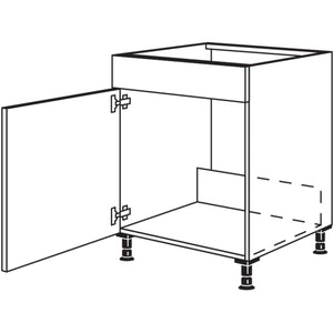 Nobilia XL-Spuelenschrank SPU60-X 33206