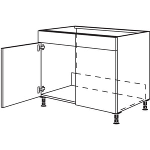 Nobilia XL-Spuelenschrank SPU100-X 33160