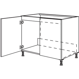 Nobilia XL-Spuelenschrank SPUD90-X 37161