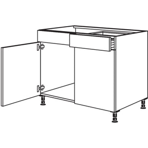 Nobilia XL-Spuelenschrank SPUS90-X 37158