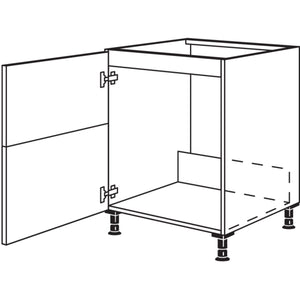 Nobilia XL-Spuelenschrank SPUV2DA40-X 37280
